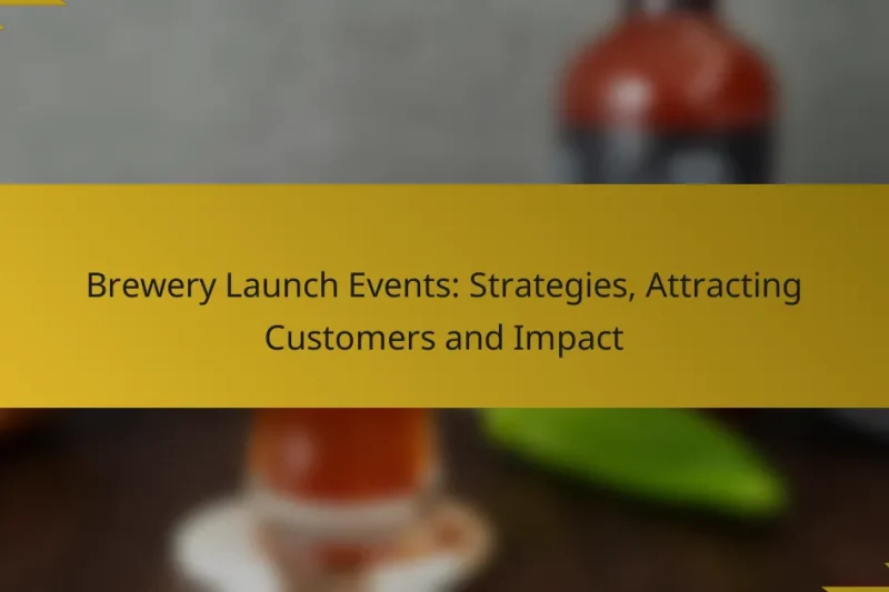 Brewery Launch Events: Strategies, Attracting Customers and Impact